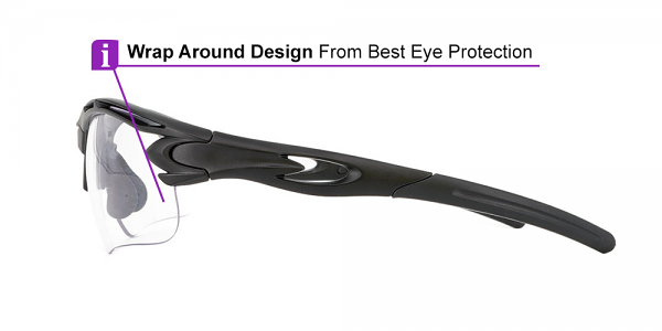 Matrix Bayshore Prescription Safety Glasses - ANSI Z87.1 Certified - Industrial, Construction or Tactical 